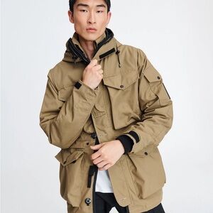 Rag & Bone ArkAir Combat Smock - Blue / Green